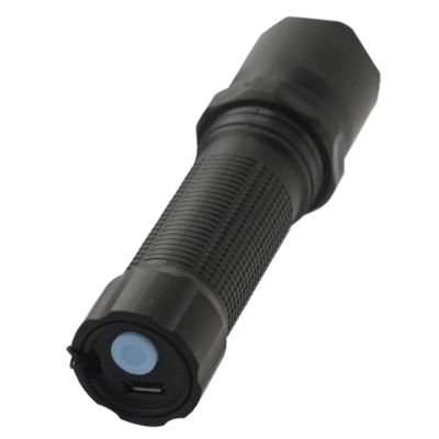 Ліхтар Quantum Minik black 3W LED з USB (QM-FL1043)