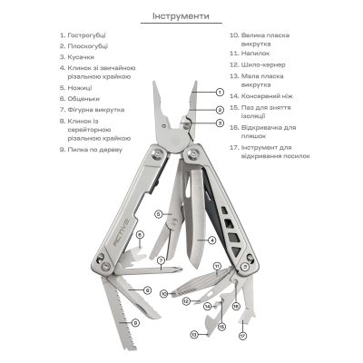 Мультитул Active Launch 5 (GHK16)