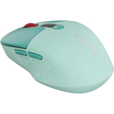 Мишка Canyon MW-26 LCD Silent Wireless/Bluetooth Green (CNS-CMSW26GR)