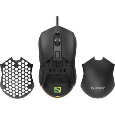 Мишка Sandberg FlexCover 6D Wireless Huano Black (640-28)