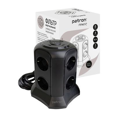 Мережевий фільтр живлення Patron SP-1683-USBT (EXT-PN-SP-1683-USBT)