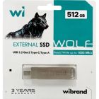 Накопитель SSD USB 3.2 512GB Wolf Wibrand (WIEXSSD/WO512GB)