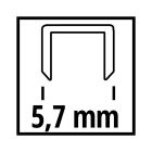 Скобы для строительного степлера Einhell 5.7х25мм, 3000шт. (4137860)