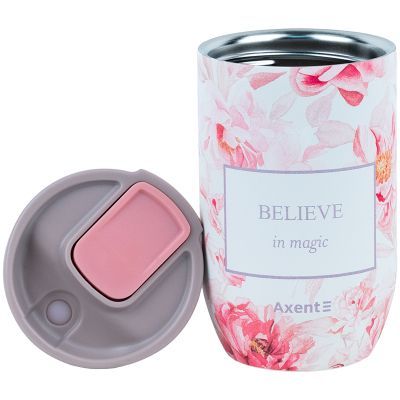 Термокружка Axent 350 мл Peony Dreams (8721-8-A-CC)