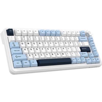 Клавіатура Ajazz AK820 MAX PLUS Daydream Switch RGB Wireless/Bluetooth/USB White (AK820MAX-DD-BWD)