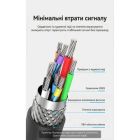 Дата кабель USB 2.0 AM/AF 20.0m Active black Vention (CBKBQ)