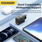 Зарядний пристрій 1xUSB-C + 1xUSB 33W Essager (ECTAC-PCB01-P)