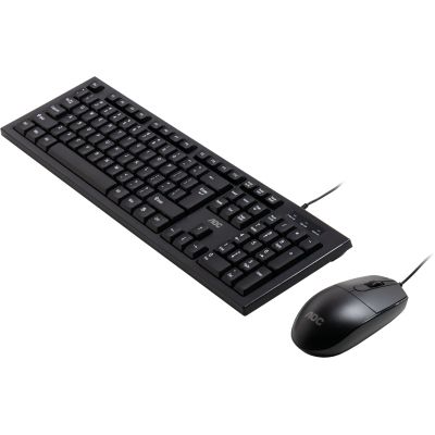 Комплект AOC KM160B USB UA Black (KM160B/97)