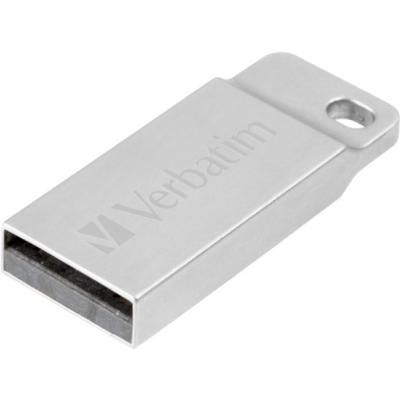 USB флеш накопитель Verbatim 64GB Metal Executive Silver USB 2.0 (98750)