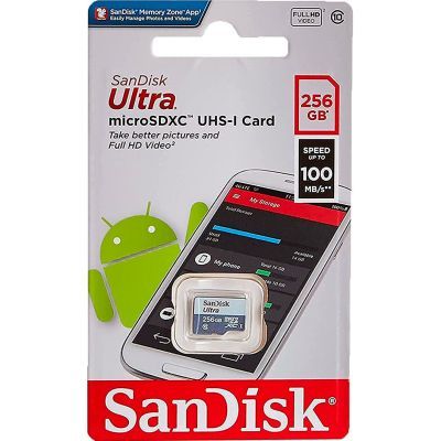 Карта пам\'яті SanDisk 256GB microSDXC class 10 UHS-I Ultra (SDSQUNR-256G-GN3MN)
