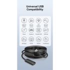 Дата кабель USB 2.0 AM/AF 30.0m Active black Vention (CBKBT)
