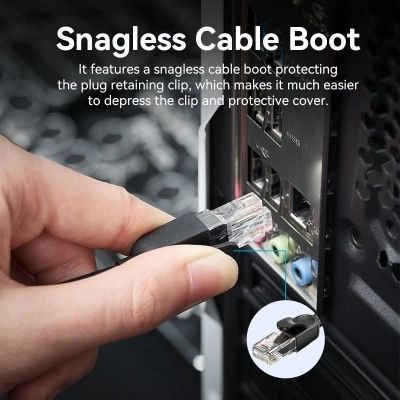Патч-корд 3м, UTP cat 6 RJ-45 black Vention (IBNBI)