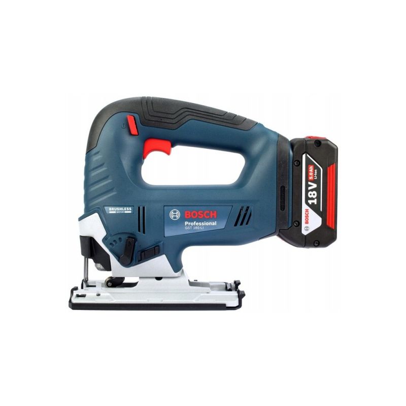 Электролобзик Bosch GST 185-LI, 18В, 4Ач, 0-3500 об/мин, ход 26мм, кейс (0.601.5B3.023)