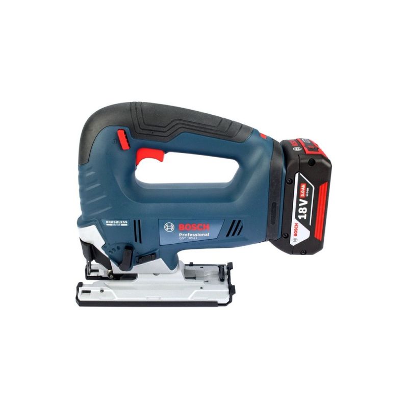 Электролобзик Bosch GST 185-LI, 18В, 4Ач, 0-3500 об/мин, ход 26мм, кейс (0.601.5B3.023)