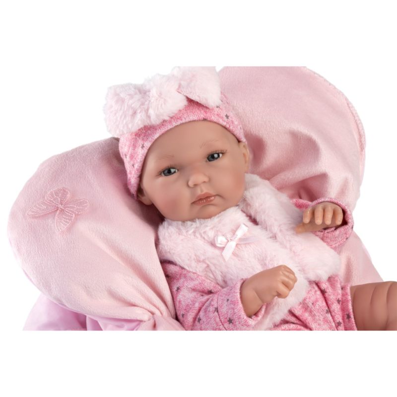 Пупс Llorens Bimba Con Cojin Rosa, 35 см (63592)