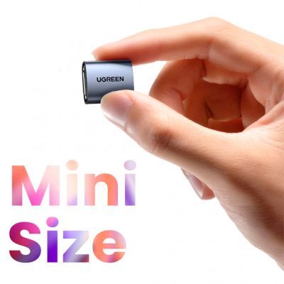 Переходник HDMI F to HDMI F 8K black Ugreen (90592)