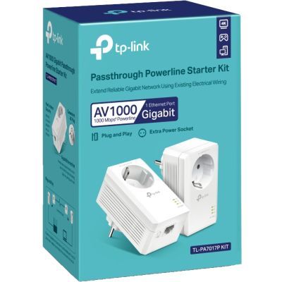 Адаптер Powerline TP-Link (TL-PA7017PKIT)