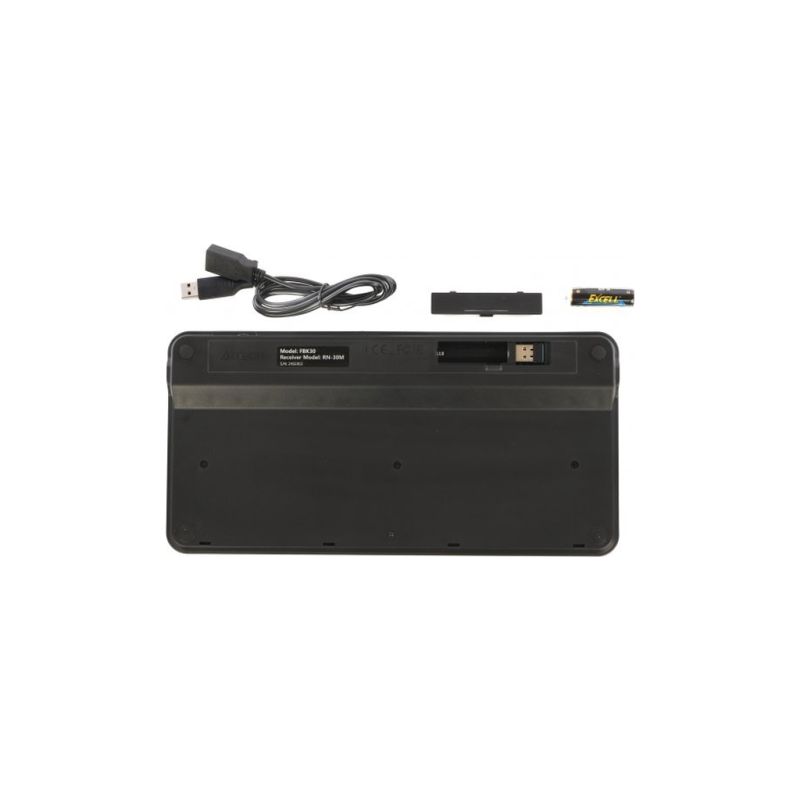 Клавіатура A4Tech FBK30 Wireless/Bluetooth Black (4711421972499)