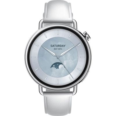 Смарт-часы Xiaomi Watch S4 41mm Leather Strap Білий BHR07VUGL (1166774)