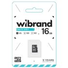 Карта пам\'яті Wibrand 16GB microSD class 10 UHS-I (WICDHU1/16GB)