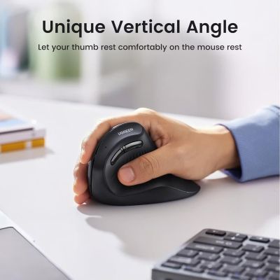 Мишка Ugreen MU008 Vertical Wireless Black (25444)