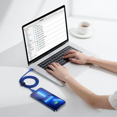 Дата кабель USB-C to Lightning 1.2m 20W blue Baseus (CAJY000203)
