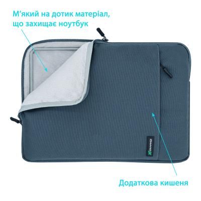 Чохол до ноутбука Grand-X 15.6\'\' Dark Grey (SL-15D)