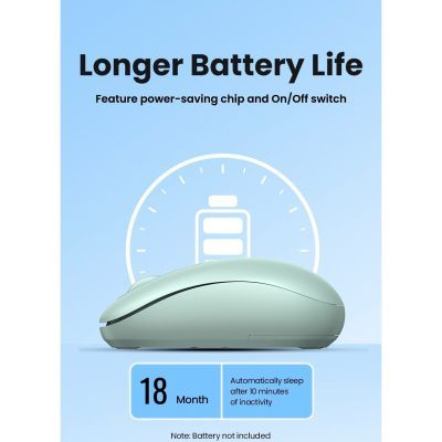 Мишка Ugreen MU105 Wireless Green (90672)