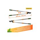 Секатор Gruntek XT 26-39 Premium обводной, d 35мм, 665-995мм, с телескопическими ручками (295066099)