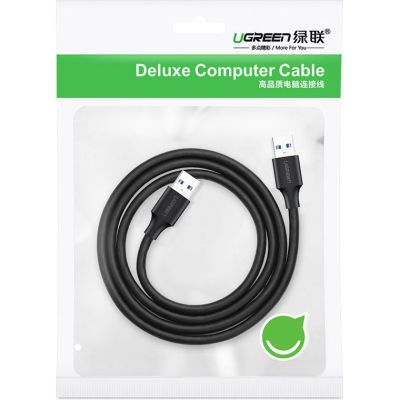 Дата кабель USB 2.0 AM/AM 1.0m black Ugreen (10309)