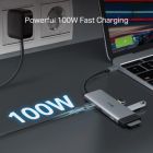 Концентратор TP-Link USB-C 7-in-1 3xUSB + HDMI + SD/TF + USB-C PD100W (UH7021C)