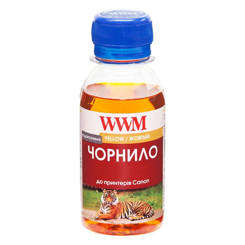 Чорнило WWM Canon CL-511С/CL-513С/CLI-521Y 100г Yellow Water-soluble (C11/Y-2)