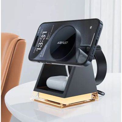 Зарядний пристрій Acefast Wireless QI 3in1 15W E17 (6974316282815)