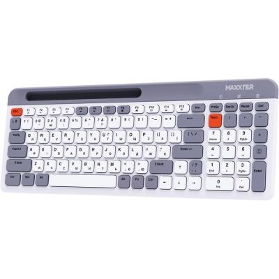 Клавиатура Maxxter (KBW-02G-UA) Wireless Grey (KBW-02G-UA)