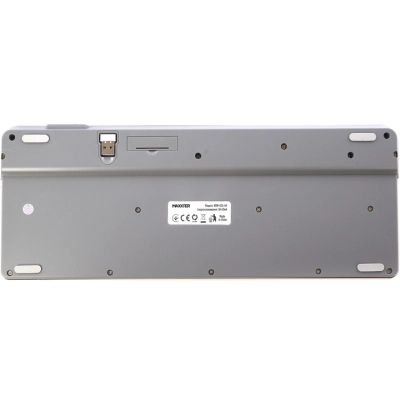 Клавиатура Maxxter (KBW-02G-UA) Wireless Grey (KBW-02G-UA)