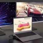 Порт-реплікатор J5create Dock-Station USB-C 10Gbps, 12-in-1 (слот M2 NVMe/хаб/HDMI/DP/PD/картрид/LAN) (JCD552-N)