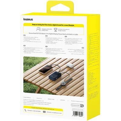 Батарея універсальна Baseus EnerFill FC51 Bipow2 Pro 30000mAh 22,5W build cab.USB-C black (E0028100)