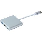 Перехідник Dynamode Dynamode USB3.1 Type-C to 1хHDMI, 1хUSB 3.0, 1хUSB Type-C Fe (Multiport USB 3.1 Type-C to HDMI)