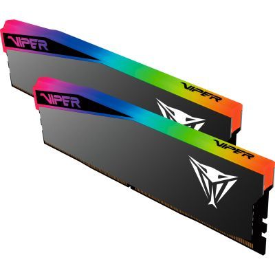 Модуль пам\'яті для комп\'ютера DDR5 32GB (2x16GB) 6400 MHz Viper Elite 5 Ultra RGB Patriot (VEUR532G6432K)