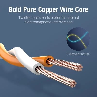 Патч-корд 1м, S/FTP cat 7 RJ-45 black Vention (ICDBF)