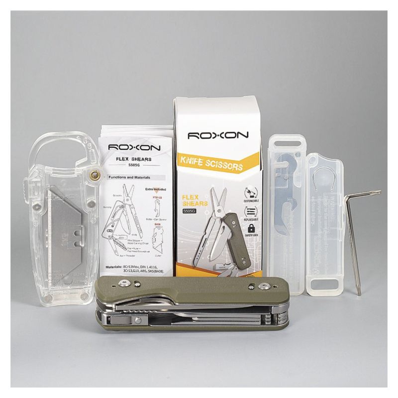 Мультитул Roxon Flex S505G,зелений (S505Ggreen)