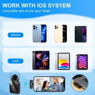 Мікрофон Puluz для iPhone/iPad 8-контактний приймач Black (PU645B)