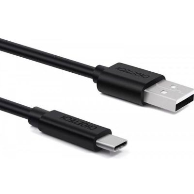 Дата кабель USB 2.0 AM to USB-C 3.0m 18W PVC black Choetech (AC0004-BK)