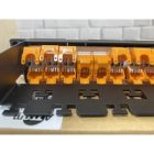 Патч-панель 19" 24хRJ-45 UTP 1U cat.6, в сборе з Keystone, Organizer Atcom (P6148)