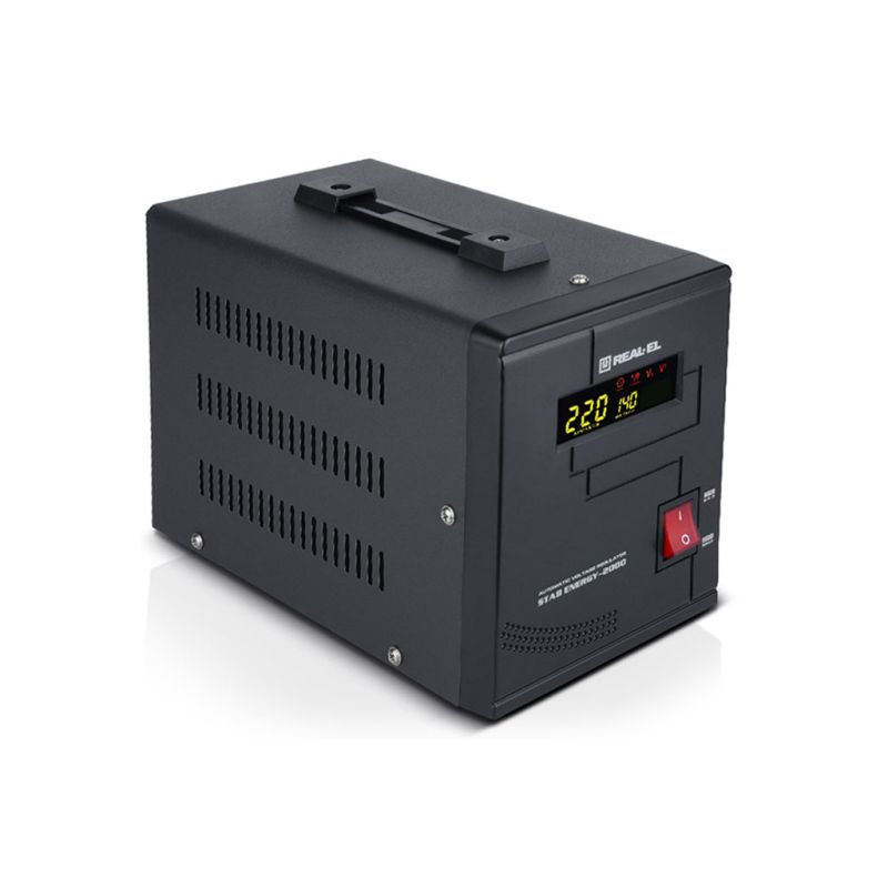 Стабилизатор напряжения REAL-EL STAB ENERGY-2000 (EL122400013)