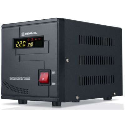 Стабілізатор напруги REAL-EL STAB ENERGY-2000 (EL122400013)