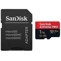 Карта пам\'яті SanDisk 1 TB microSDXC UHS-I U3 Extreme Pro+SD Adapter (SDSQXCD-1T00-GN6MA)