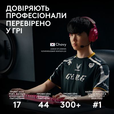 Мишка Logitech G Pro 2 Lightspeed Wireless Magenta (910-007309)