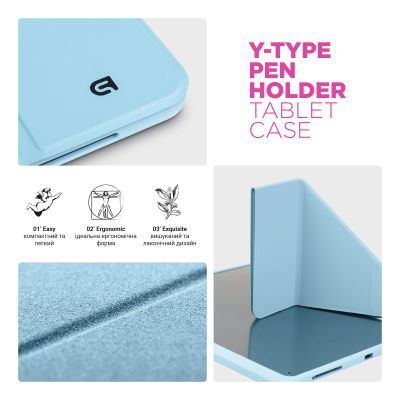 Чехол для планшета Armorstandart Y-Type PEN Xiaomi Redmi Pad 2 Blue (ARM87407)