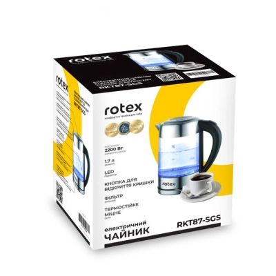 Електрочайник Rotex (RKT87-SGS)